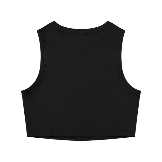 Women's Tight Crewneck Crop Tank Top