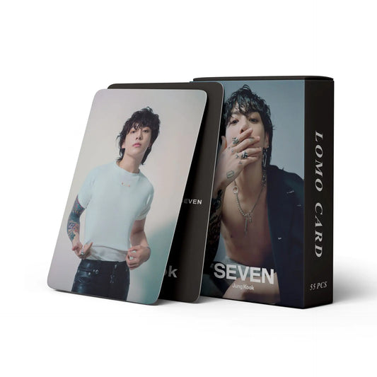 JungKook SEVEN Album Collection de Cartes Lomo (55 Cartes)