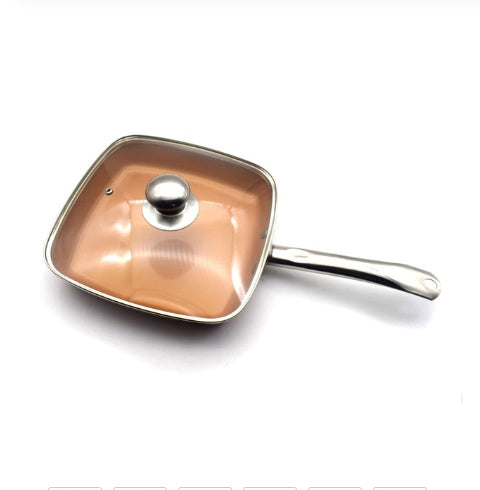 Non-Stick Copper Frying Pan with Ceramic Coating