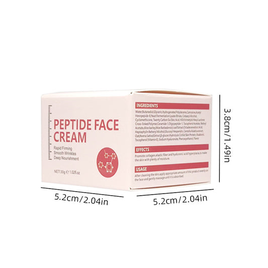 Crème hydratante pour le visage aux peptides