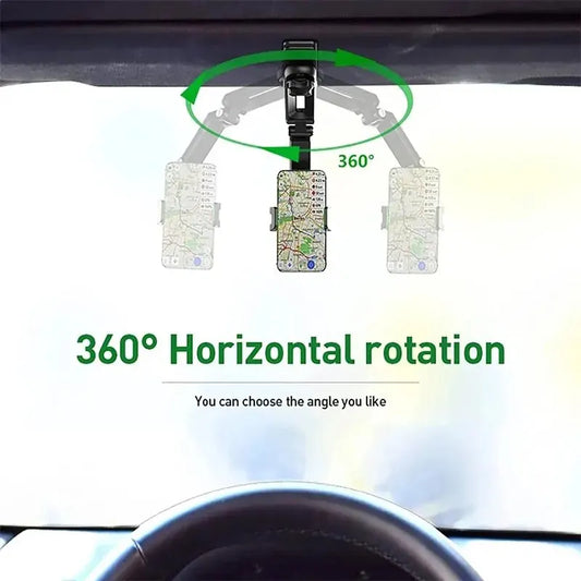 Support de Visière 🚗📱 — Accès Téléphonique Mains Libres à 360°