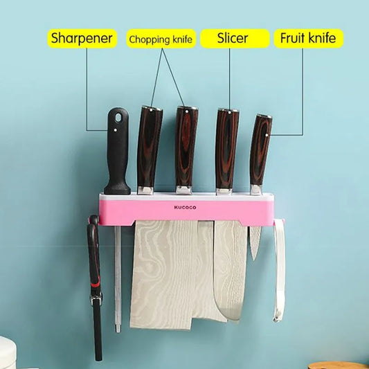 Wall Mounted Multifunctional Knife Holder