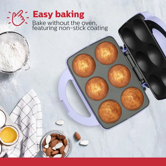 Non stick 6 Count Electric Cupcake Maker Machine