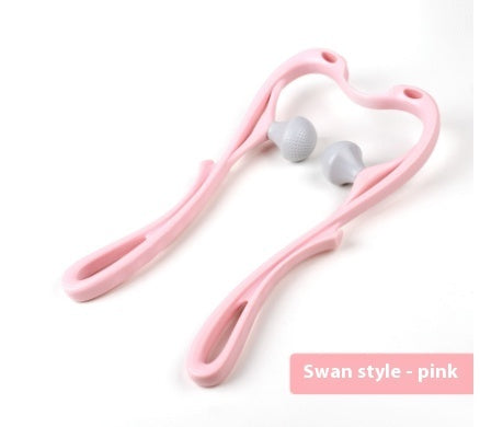 Verbeterde 6-roller nekmassager