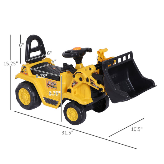 1 Ride On Toy Bulldozer Diggerand Construction Truck