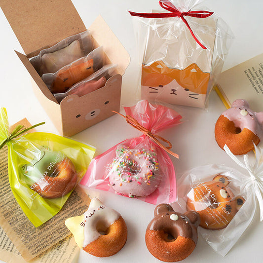 Non-stick Cat And Bear Donut Mold Bakeware