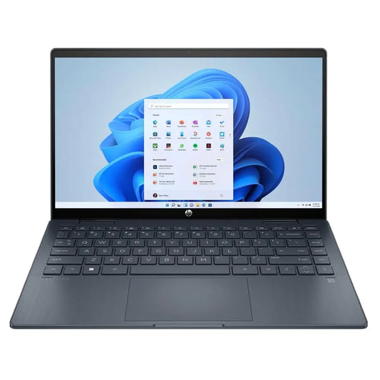 Ordinateur portable tactile 2-en-1 HP Pavilion 14" FHD, i3-1215U, 8 Go de RAM, SSD 256 Go (bleu)