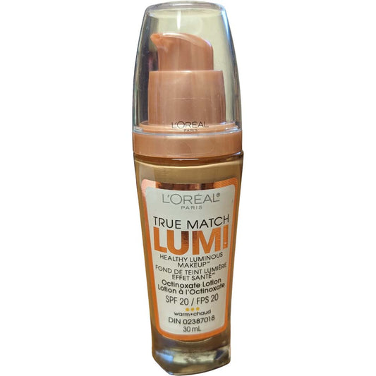 L'Oreal True Match Lumi Foundation SPF 20 W4 Natural Beige 1oz / 30ml