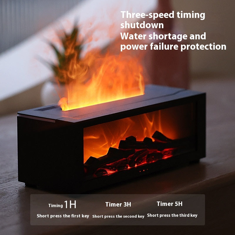 New 3D Flame Fireplace Aromatherapy Machine