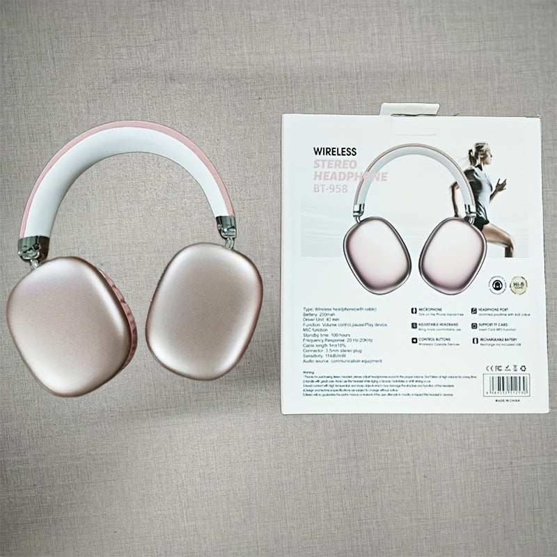 Casque de jeu et stéréo sans fil avec microphone