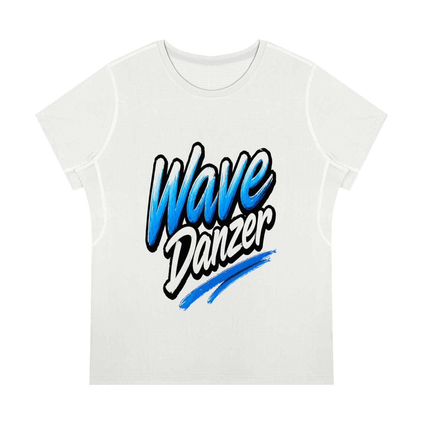 Women’s Regular Fit Crew Neck Wave Danzer T-Shirt