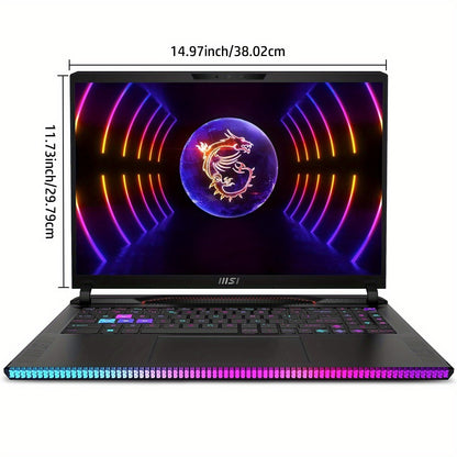 PC portable gamer MSI Raider GE68HX, écran FHD 144 Hz de 16 pouces, Intel Core i9-14900HX, NVIDIA GeForce RTX 4070, 64 Go de RAM DDR5, SSD de 4 To, rétroéclairage RVB, Wi-Fi 7, Windows 11 Famille