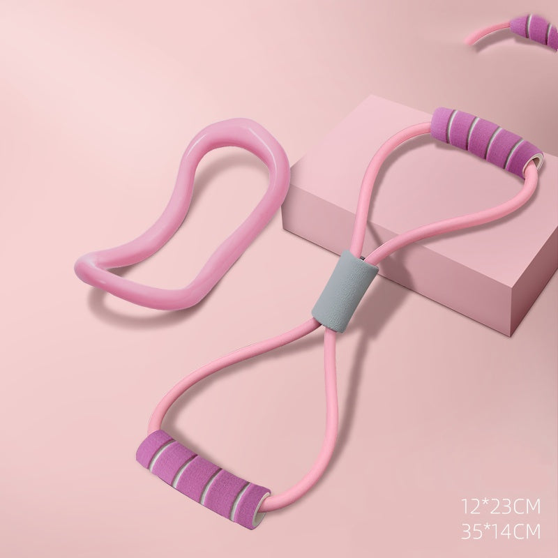 Eight-Shaped Stretch Elastic Exercise Rope