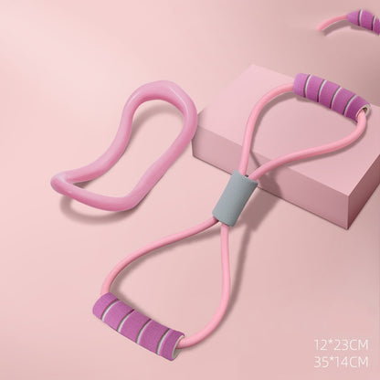 Eight-Shaped Stretch Elastic Exercise Rope