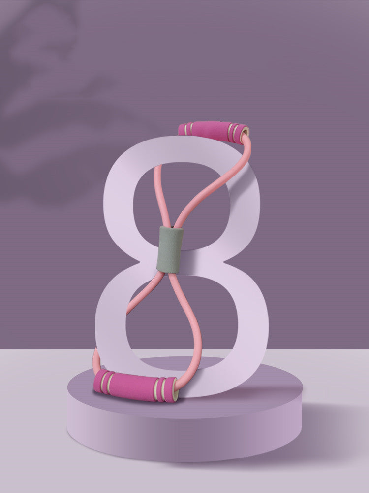 Eight-Shaped Stretch Elastic Exercise Rope