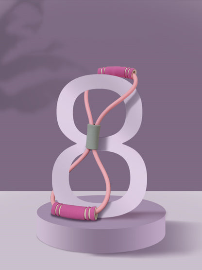 Eight-Shaped Stretch Elastic Exercise Rope