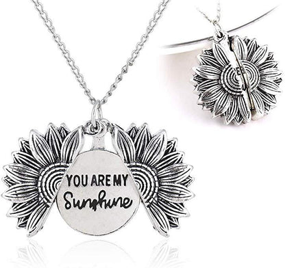 Collier Tournesol "Tu es mon rayon de soleil"