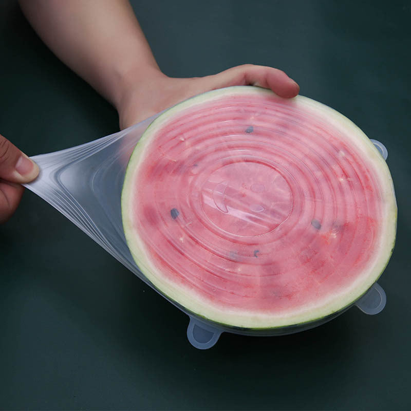 6 couvercles réutilisables et durables pour bols de conservation des aliments,