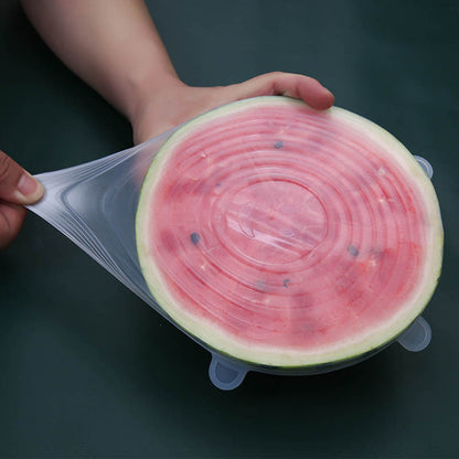 6 couvercles réutilisables et durables pour bols de conservation des aliments,