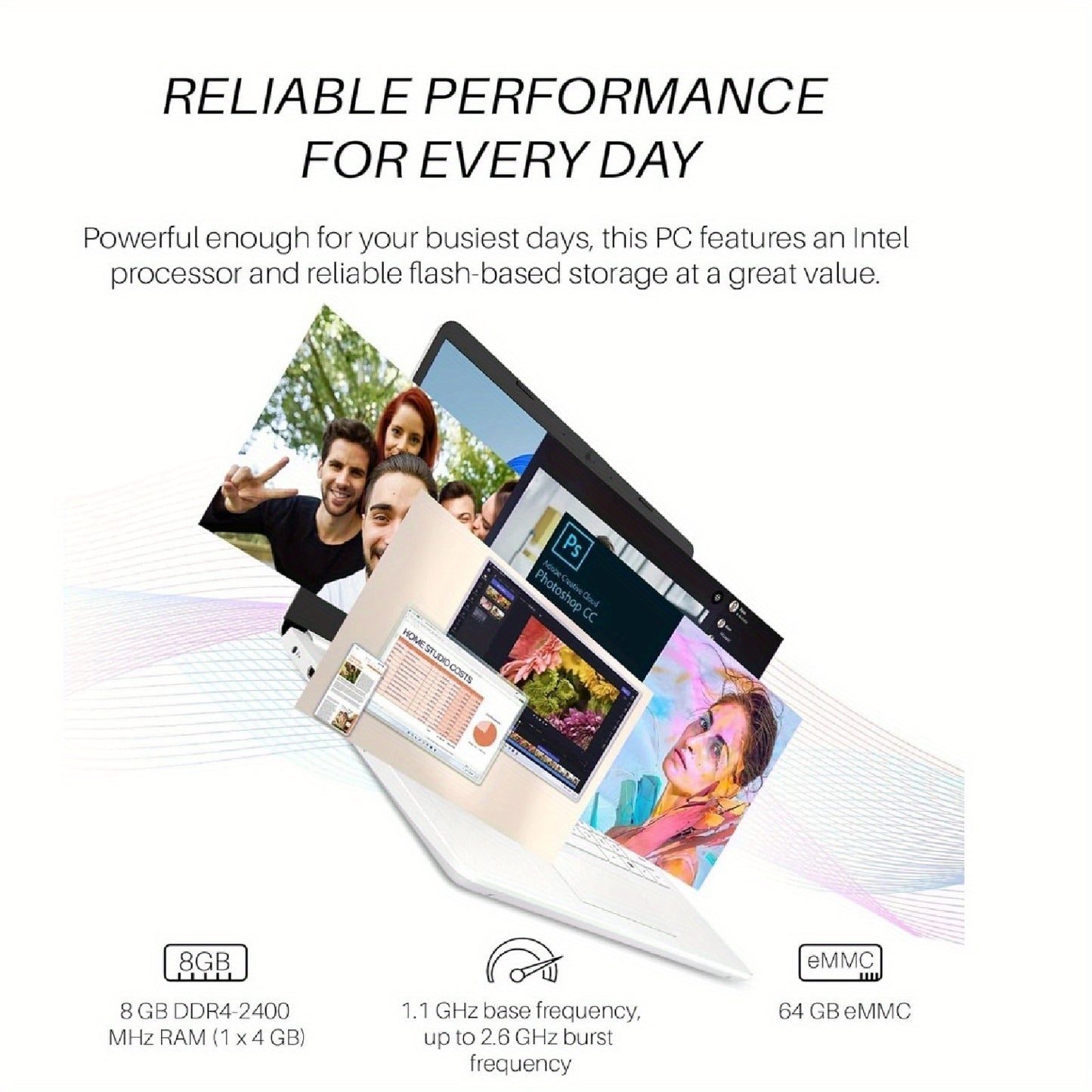 Ordinateur portable ultra léger 14" HP le plus récent pour étudiants et professionnels