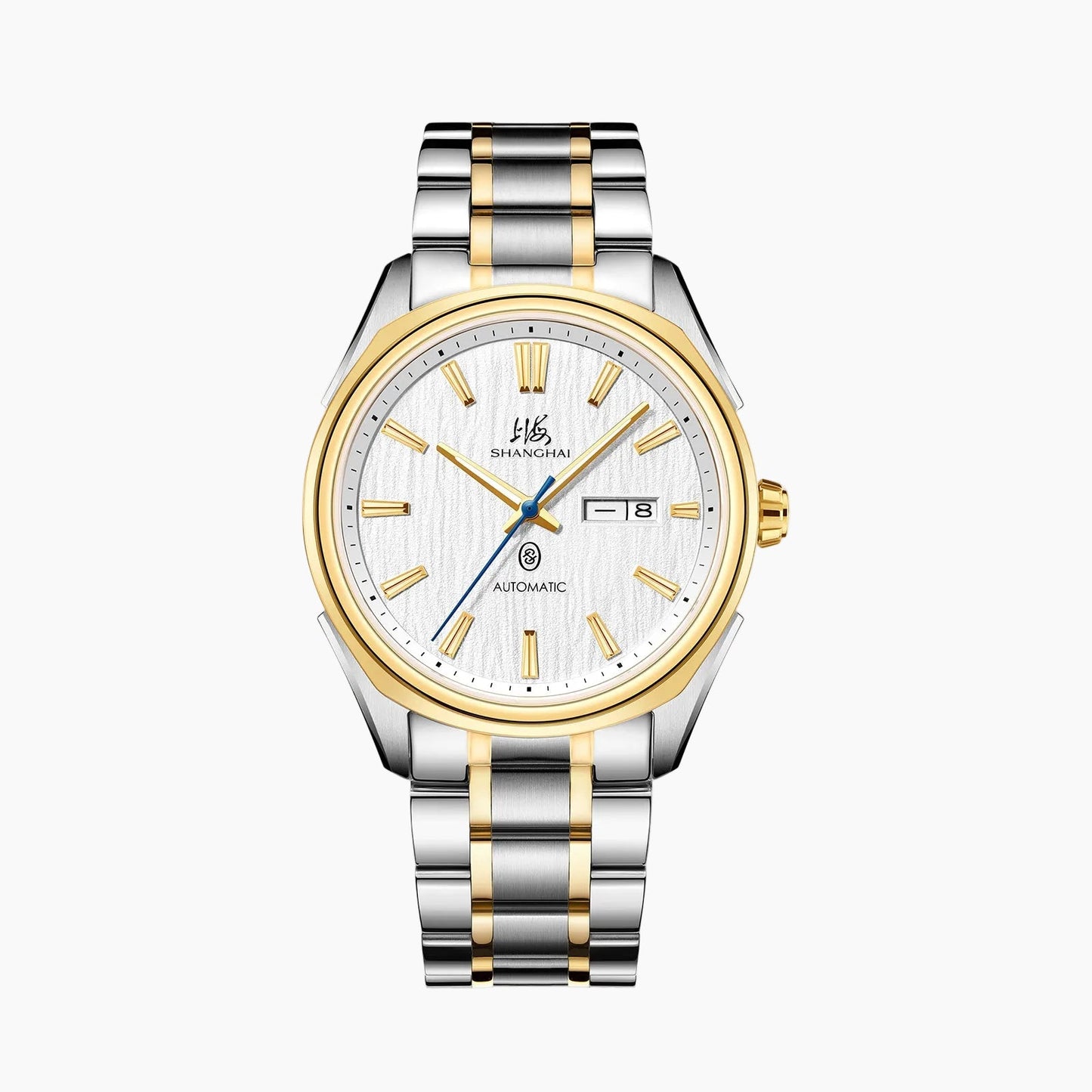 Montre Shanghai Série Intellectuels Cadran Glacier Or Blanc 41 mm