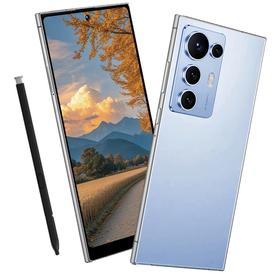 Smartphone S25 Ultra 2025 Android 14 avec déverrouillage intelligent et coque de protection