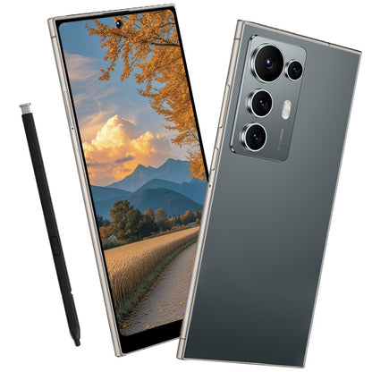 S25 Ultra 2025 Android 14 smartphone with Smart Unlocking w/protective case