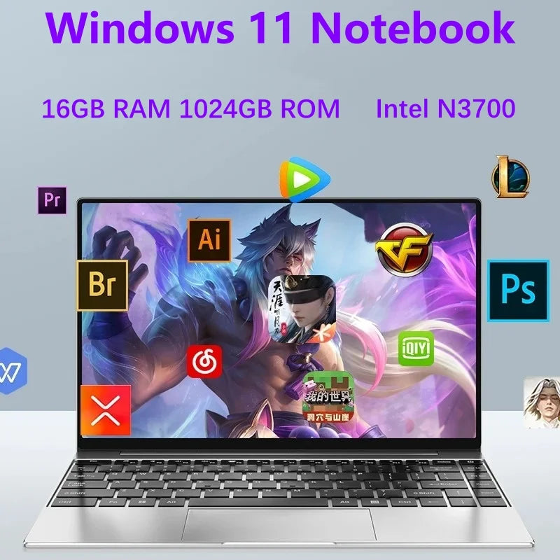 2024  Windows 11 Pro Ultra Slim Notebooks