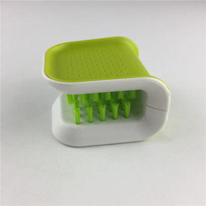 U-Shaped Knife And Cutlery Cleaner Brush