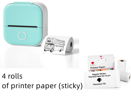 Portable Mini Thermal Photo Printer