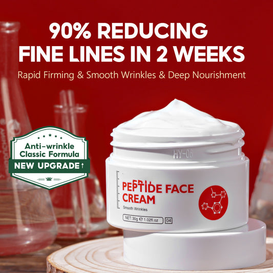 Crème hydratante pour le visage aux peptides