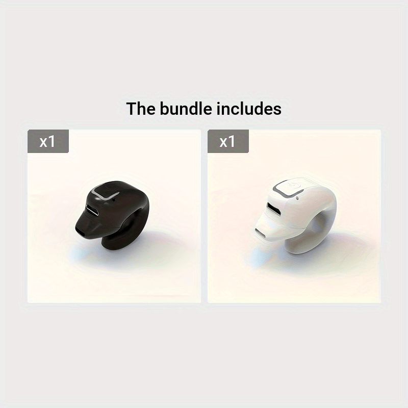 Clip-On Wireless Earbuds with Noise Cancellation