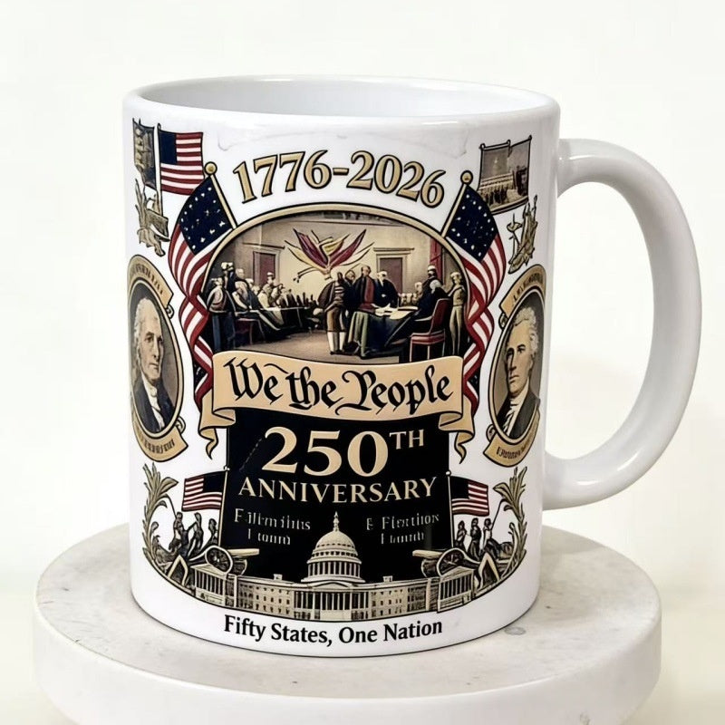 250th Anniversary We The People Ceramic Mug