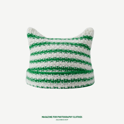 Sweet and Cute Thermal Knitted Cap