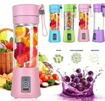 Portable Rechargeable Fruit Juice Blender with USB