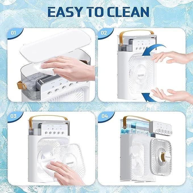 4-in-1 Multifunctional USB Electric Water Spray Mist Air Cooler