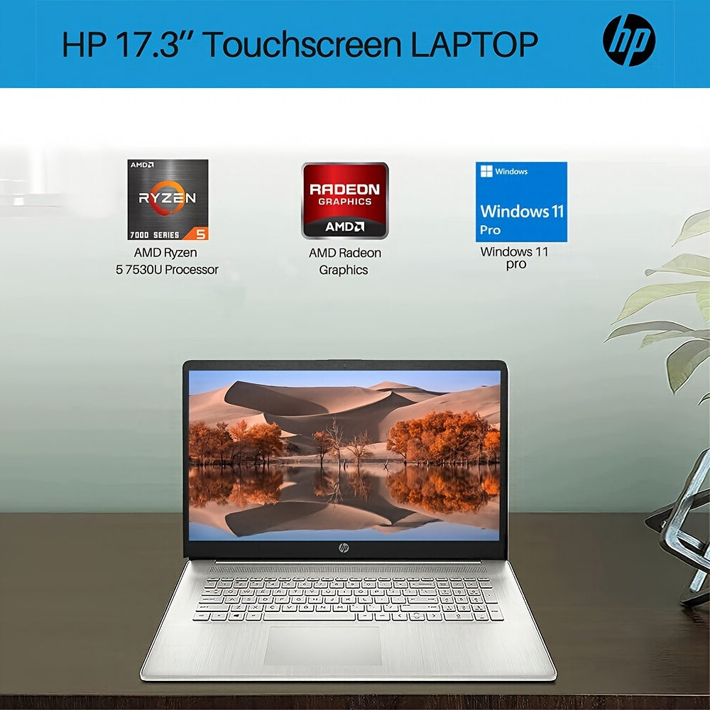HP 17.3" Touchscreen Laptop for Business