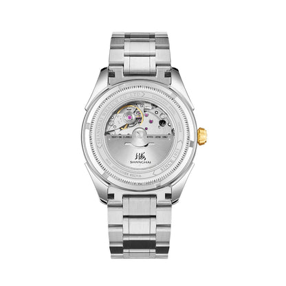 Montre Shanghai Série Intellectuels Cadran Glacier Or Blanc 41 mm