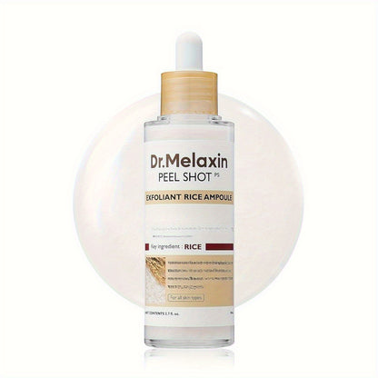 Dr.Melaxin PEEL SHOT-GLOW EXFOLIANT RICE AMPOULE (WHITE RICE/BLACK RICE)