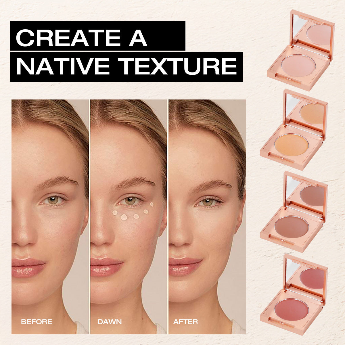 Natural Skin Cover Concealer for Blemishes,Eye Bags And Dark Circles