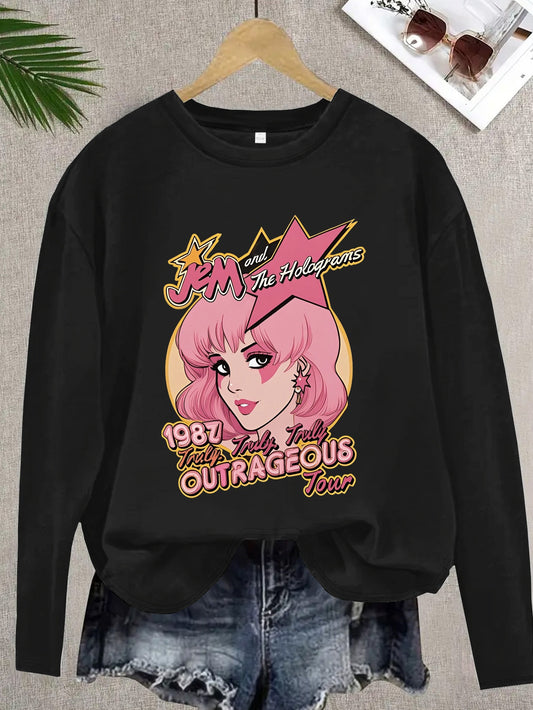 T-shirt de la tournée Jem et les Hologrammes 1987
