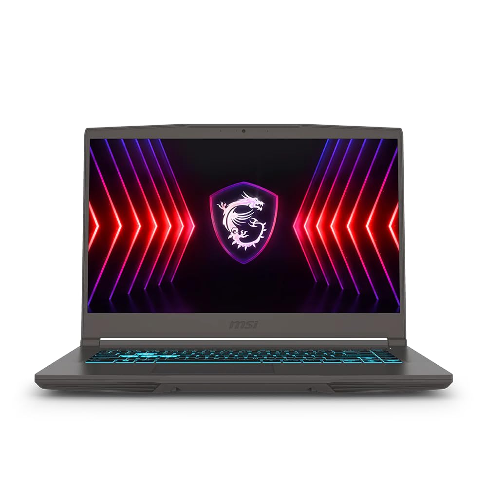 msi Thin Gaming Laptop, 15.6" FHD 144Hz, Intel i5-13420H, RTX 3050, 16GB RAM, 512GB NVMe SSD, Windows 11 Home