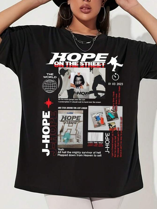 Women's J-Hope"HOPE ON THE STREET" Graphic T-Shirt