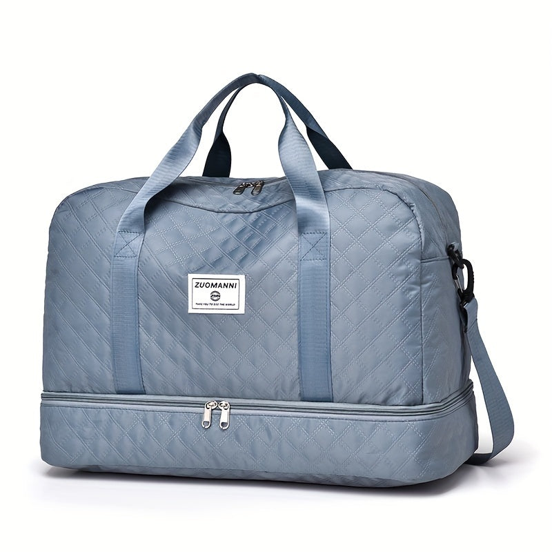Lightweight Quilted Diamond Pattern Travel Backpack