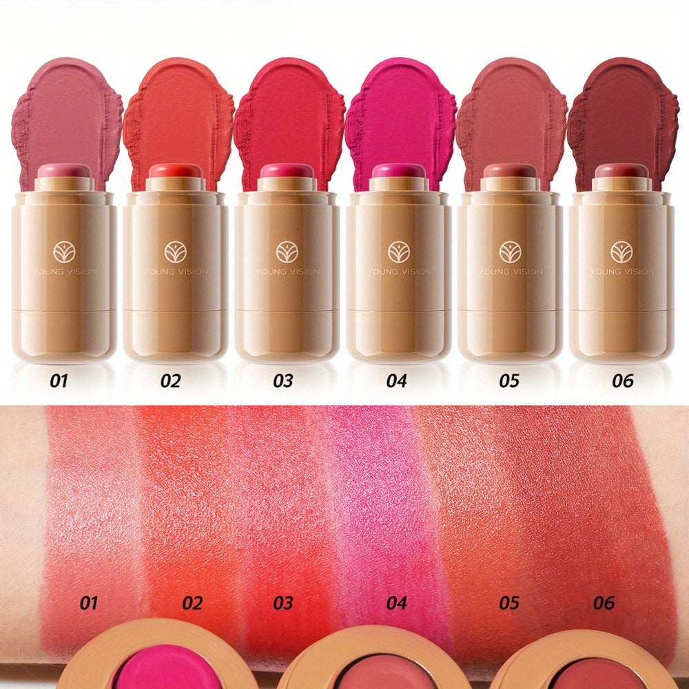 2pcs Vision 3-in-1 Cream Blush & Brush Set