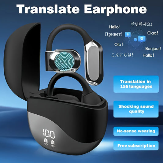 Écouteurs de traduction intelligents IA