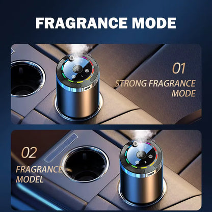 Désodorisant Intelligent pour Voiture - rechargeable - 5 Niveaux d'Intensité