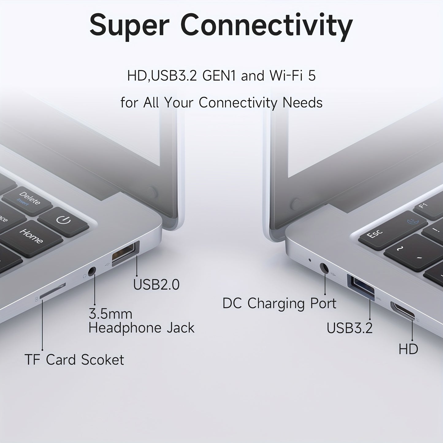 2025 HYYUO 14-inch Ultra-Thin Lightweight Gaming Laptop