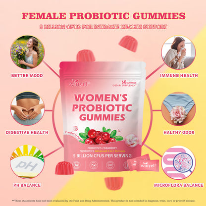 Women's Cranberry Probiotic Gummies