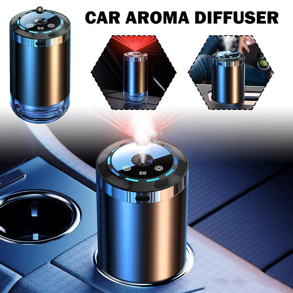 Désodorisant Intelligent pour Voiture - rechargeable - 5 Niveaux d'Intensité